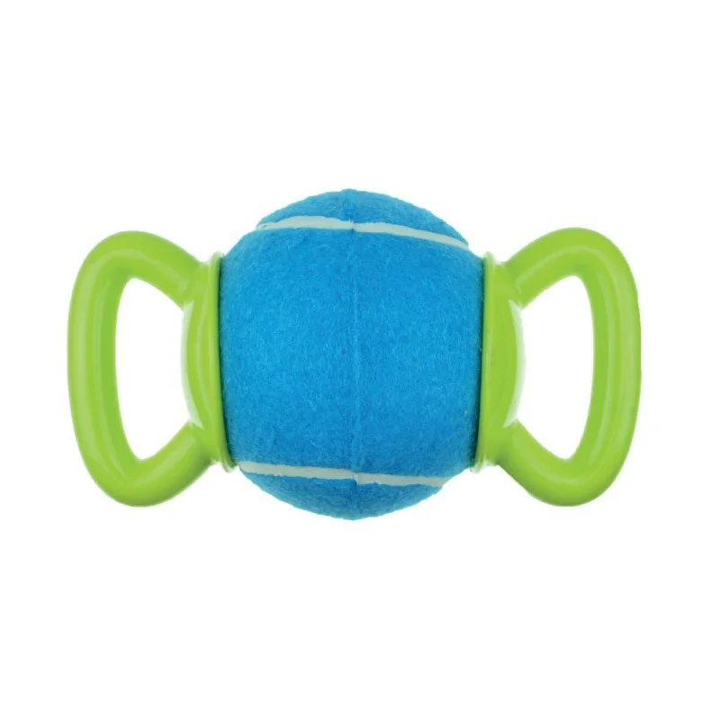 M-Pets Play Handy Ball Dog Toy (Blue & Green)