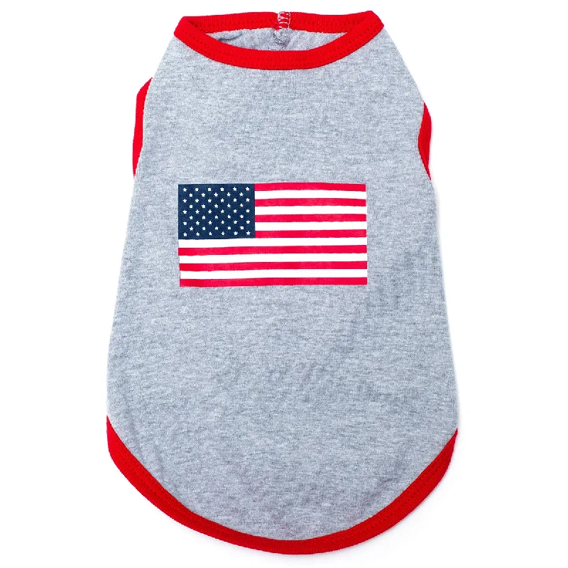 American Flag Dog Tank