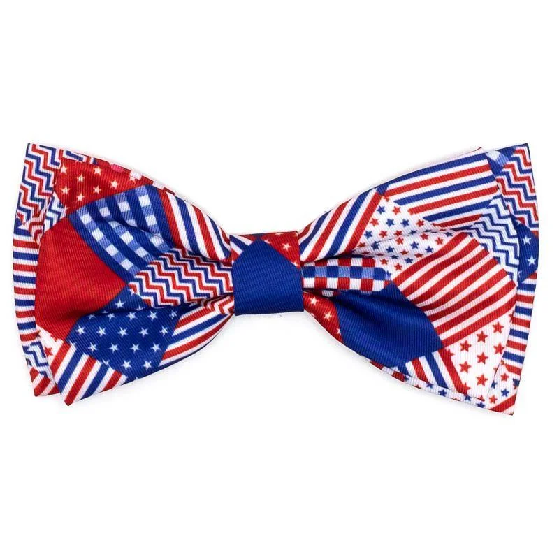 Americana Dog Bow Tie