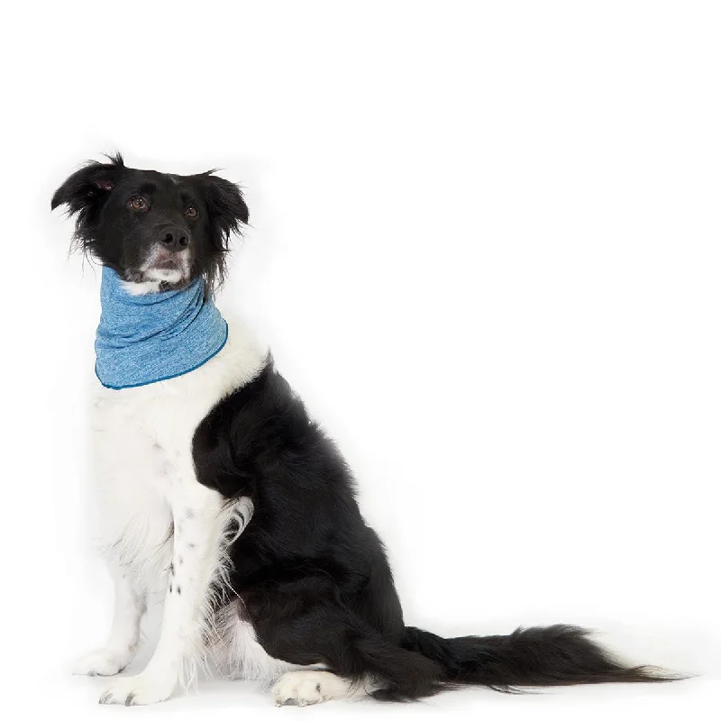 Sun Shield Snood Dog Neck Protector Ocean Blue