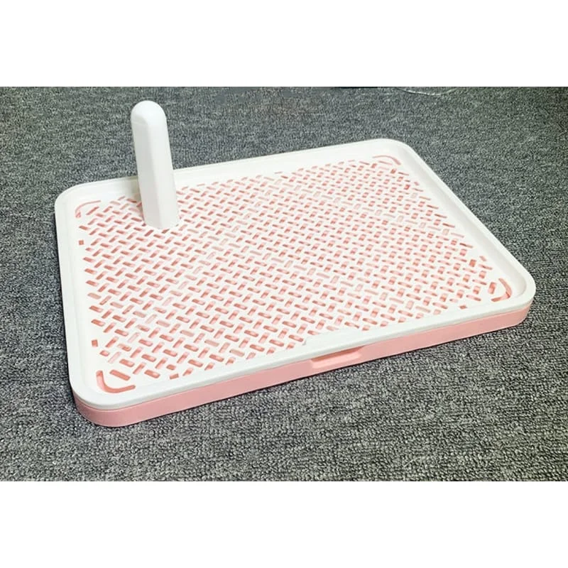 Pet Toon Dog Toilet Pee Tray Pink