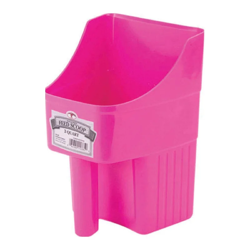 Plastic Enclosed Feed Scoop, 3 Quart