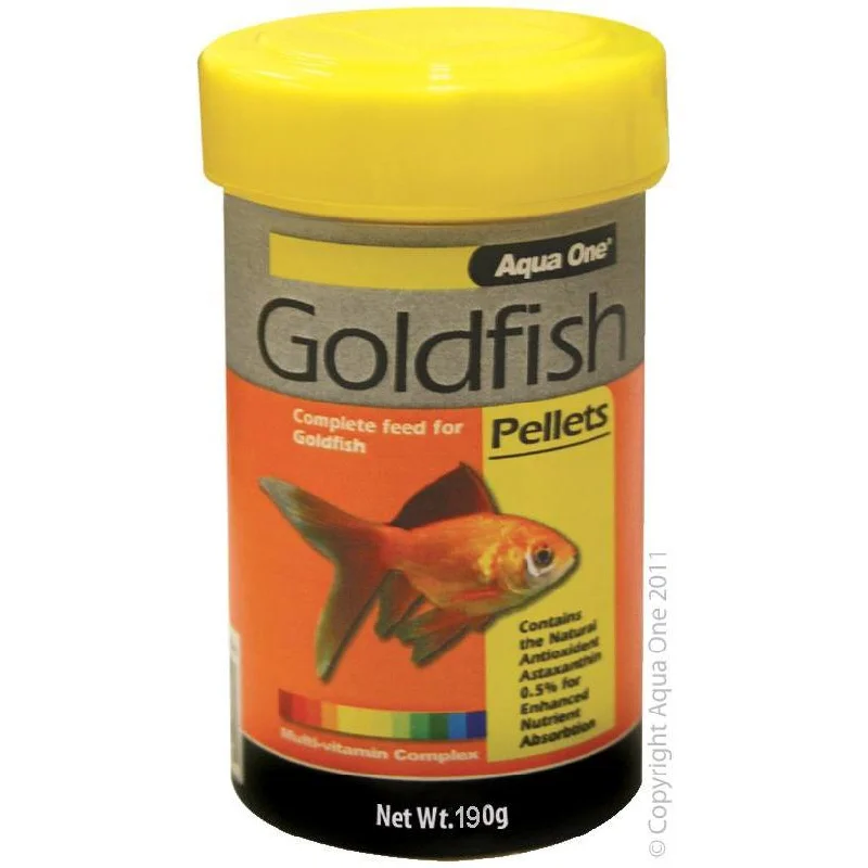 Aqua One Goldfish Pellets 2mm 190g