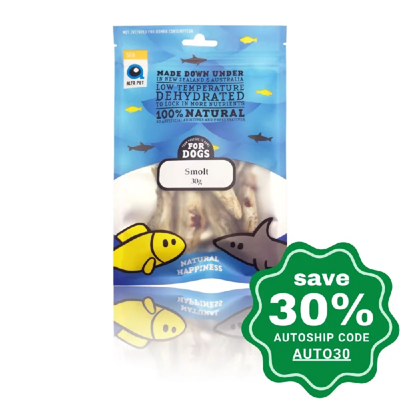 Alfa Pet - Sea Series Dog Treats - Smolt - 30G