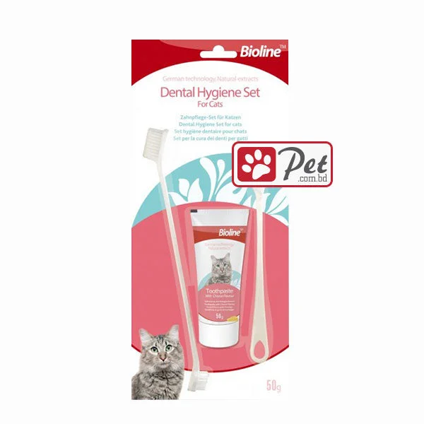 BIOLINE DENTAL HYGIENCE SET FOR CATS