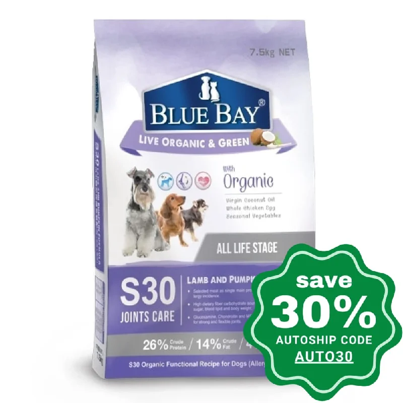 Blue Bay - Dry Dog Food - Lamb & Pumpkin Formula - Joints Care - 7.5KG