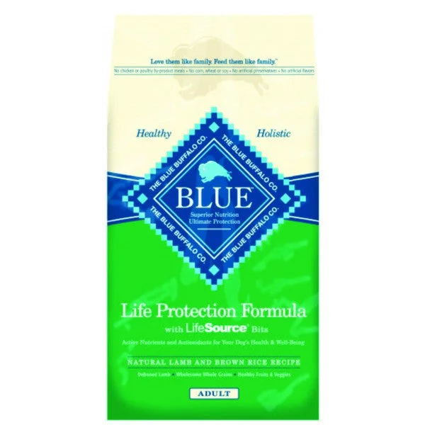 Blue Buffalo Adult Lamb & Brown Rice Dog Food (3 sizes available)