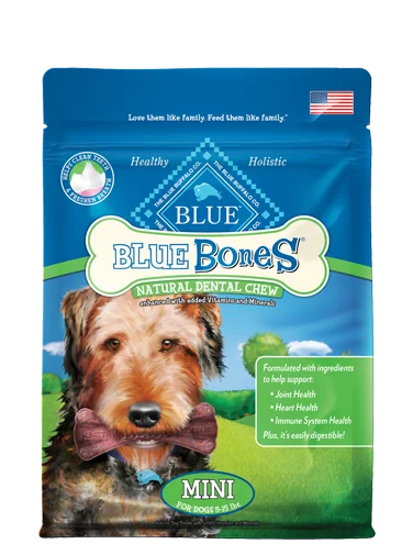 Blue Buffalo Dental Chew Bones 12oz (3 sizes available)