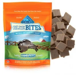 Blue Buffalo Soft Moist Bites 6oz -available in chicken or salmon flavour