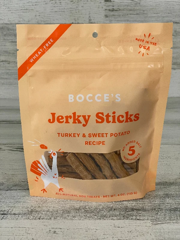 Bocce’s Bakery Grazers Turkey & Sweet Potato Jerky Sticks