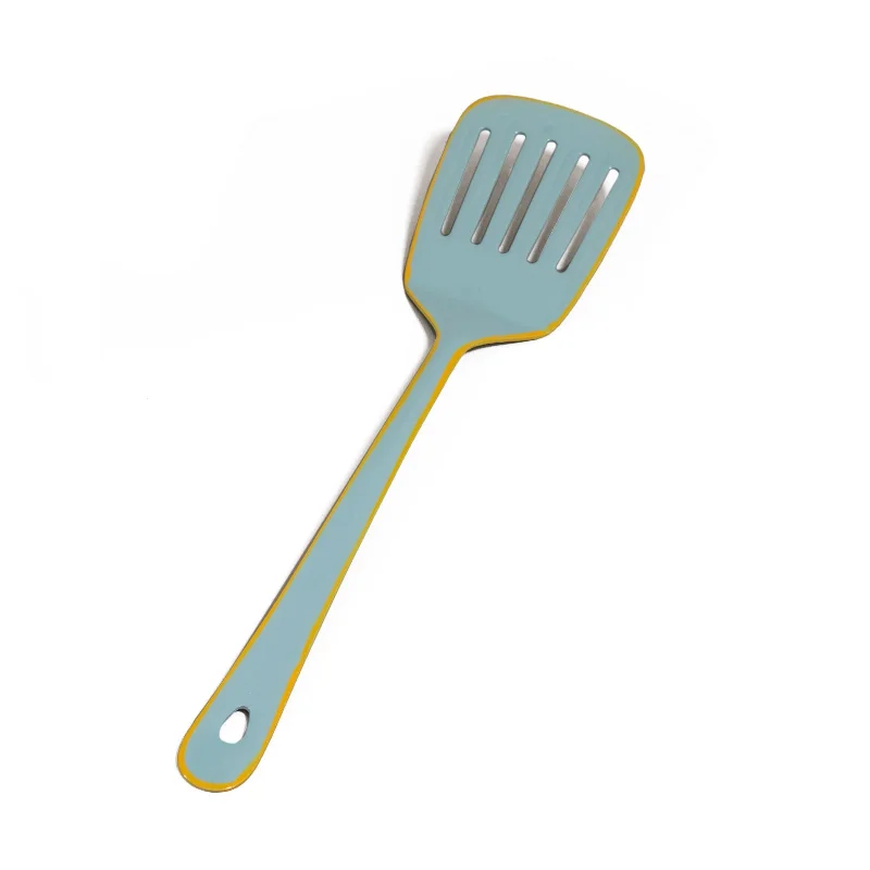 Bright Enamel Spatula in Blueberry