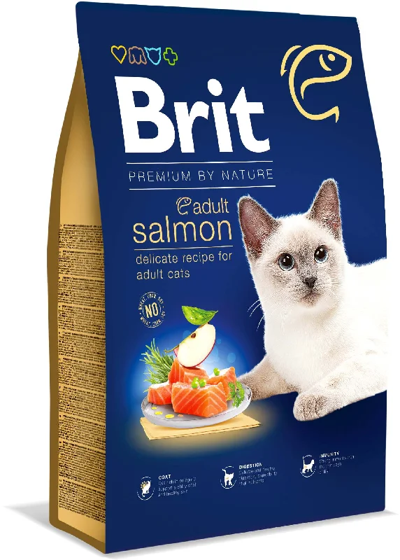 BRIT PREMIUM by Nature Adult Cat, losos, 1,5kg