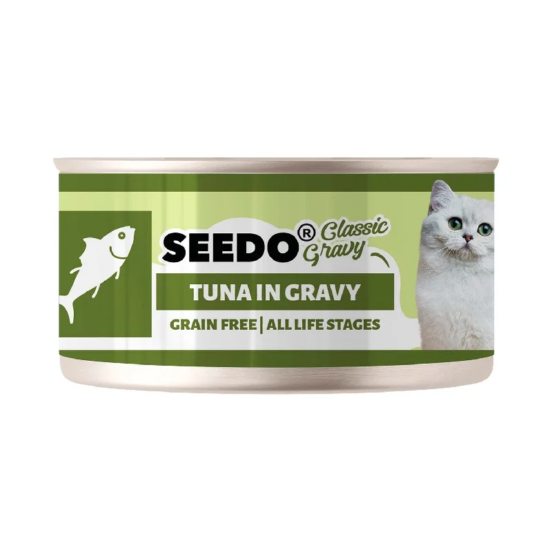 Seedo Classic Gravy Tuna in Gravy Wet Cat canned food