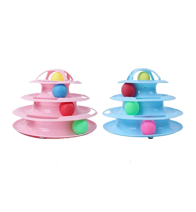 Cat 4-tier Interactive Roller Toy