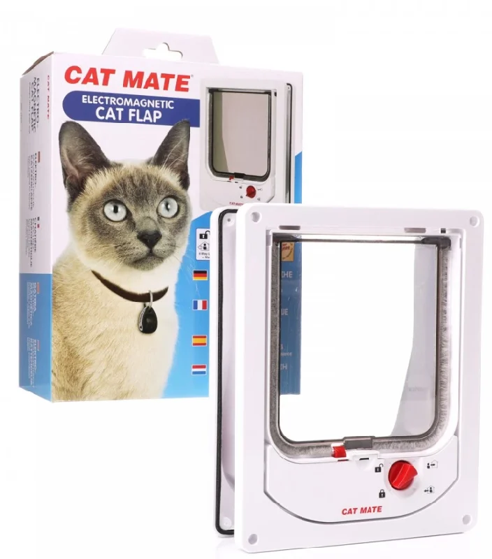 Cat Mate | Cat Flap | Electromagnetic - White