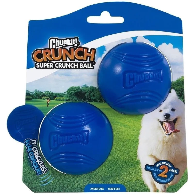 CHUCKIT! Crunch Super Crunch Ball 2pk Medium