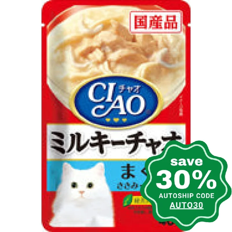 CIAO - Cat Pouch - Cream Sauce - Tuna and Chicken Fillet with Ice Fish - 40G