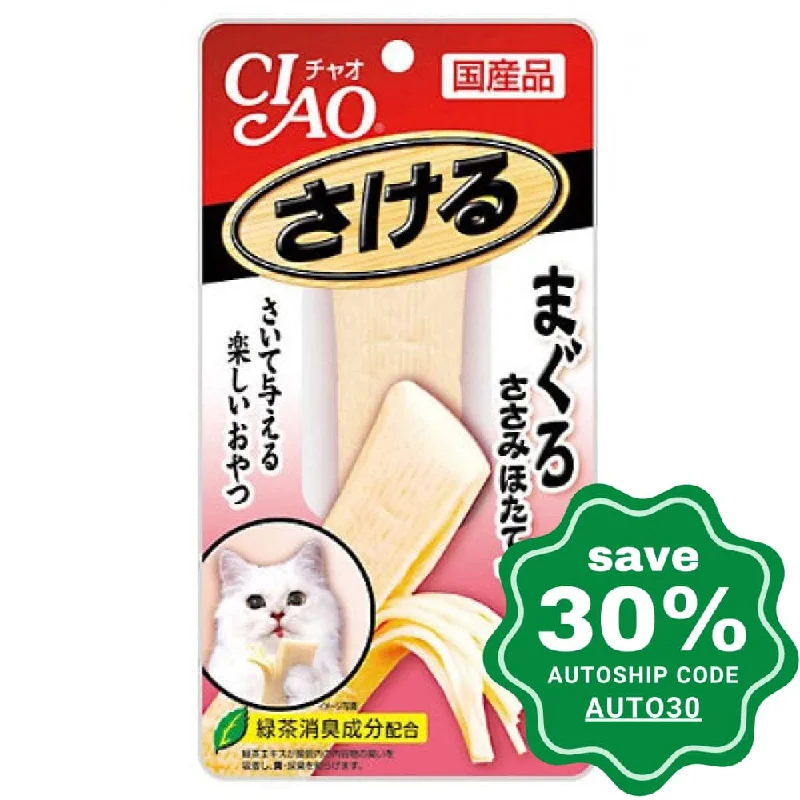 CIAO - Cat Treat - Chicken and Scallop Flavored Tuna Stick - 25G (6 Packs)