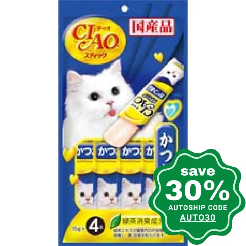 CIAO - Cat Treat - Skipjack Tuna Slice - 4 X 15G (6 Packs)