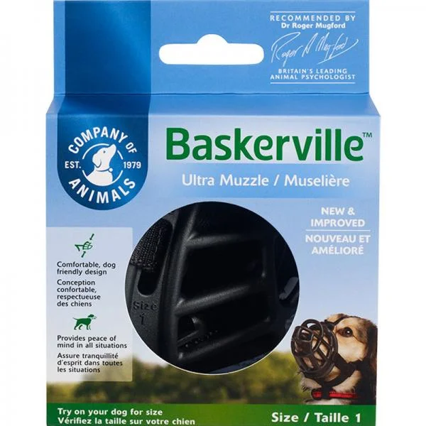 Company of Animals D Muzzle Baskerville Ult Blk LB1