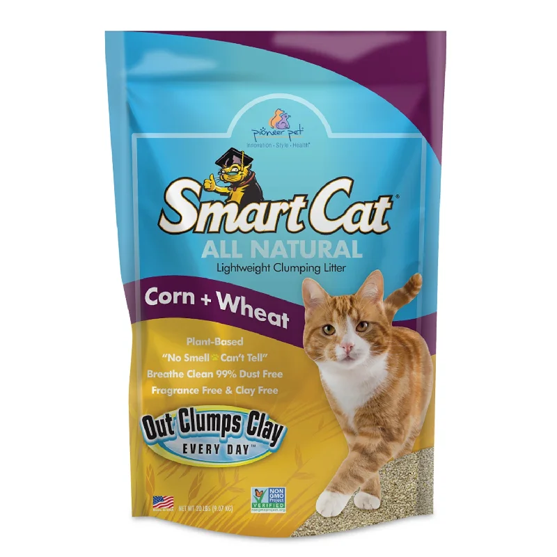 SmartCat All Natural Corn + Wheat Clumping 20lb