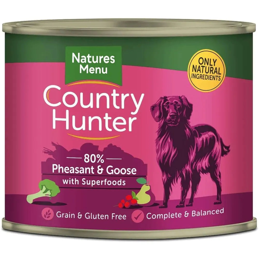 COUNTRY HUNTER Dog Cans Pheasant & Goose 600g