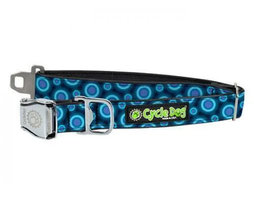 Cycle Dog Collar Blue Dots