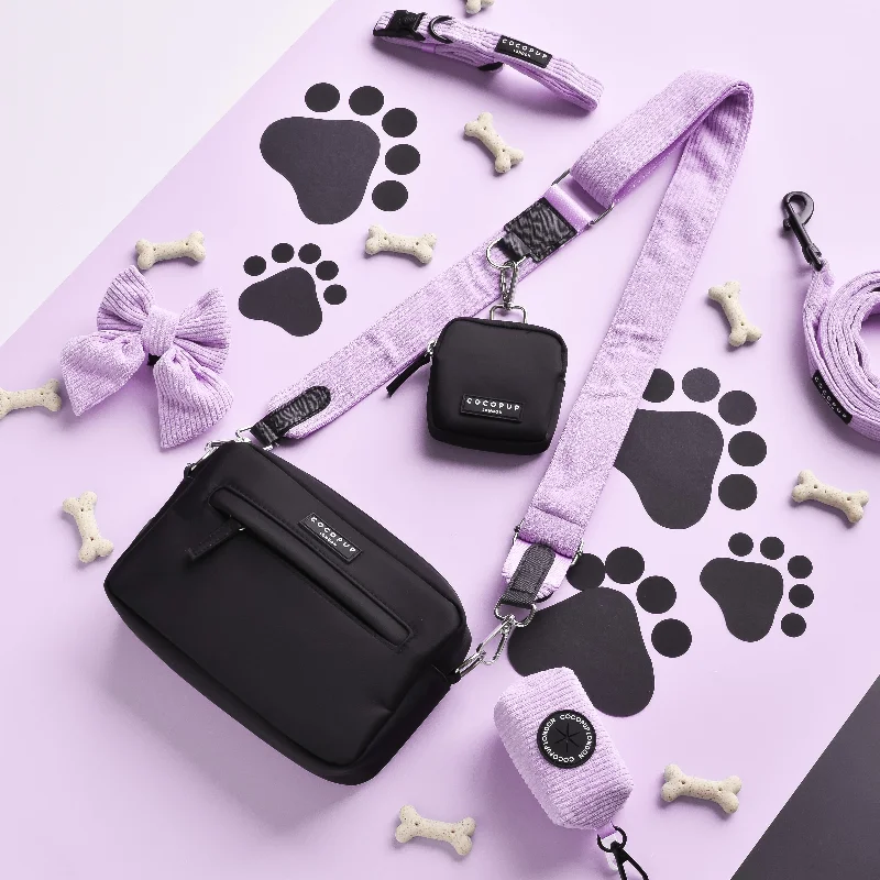 Dog Walking Bag Bundle - Lilac Cord