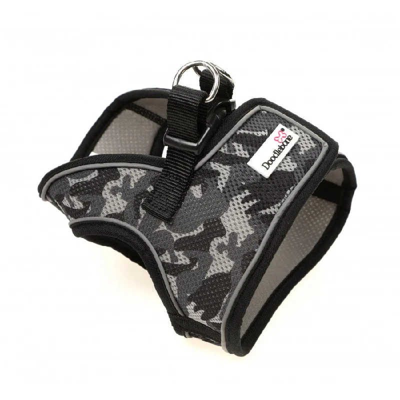 Doodlebone - Pattern Snappy Harness - Smokey Camo - Size 3