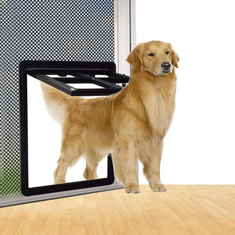 DOOR 1021 THE THIRD GENERATION DOG DOOR brown SIZE:36.5*28.5*2cm-M