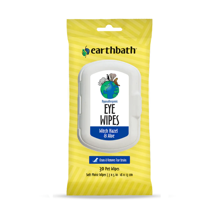 Earthbath Wipes Eye (Witch Hazel & Aloe) CLEARANCE FINAL SALE