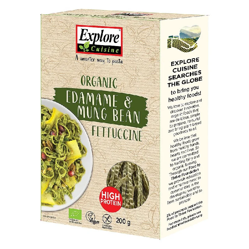 Explore Cuisine Edamame & Mung Bean Fettuccini 200g