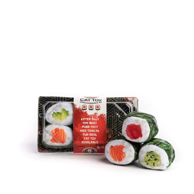 Fabcat Sushi Roll Cat Toy