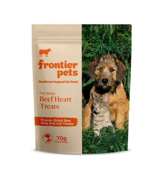 Frontier Pets Freeze Dried Raw Dog Treats (Beef Heart)