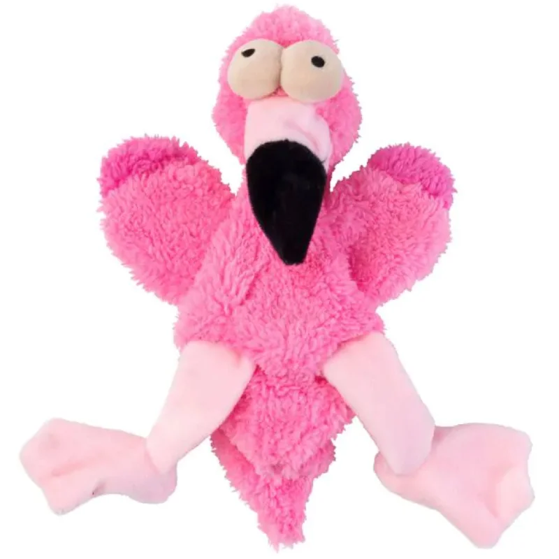 Fuzzyard Flat Out Flo Flamingo Dog Toy