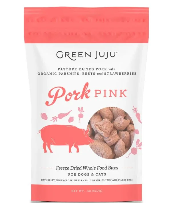 Green Juju Freeze Dried Pork Pink 3oz