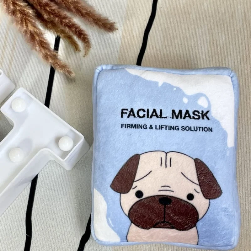 Hey Cuzzies Hide N Seek Facial Mask Dog Toy