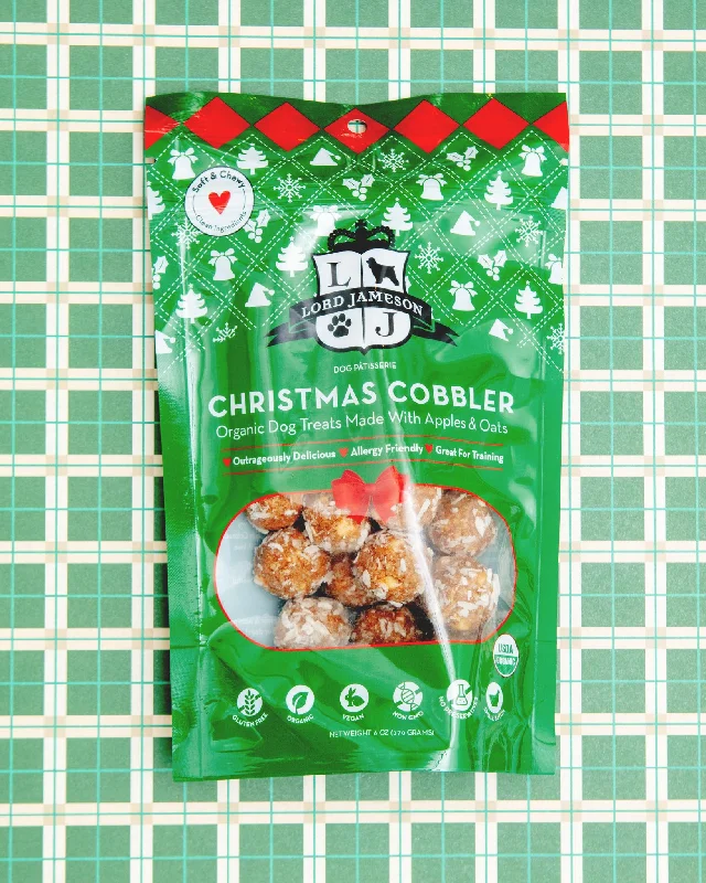 Holiday Christmas Cobbler Organic Dog Treat