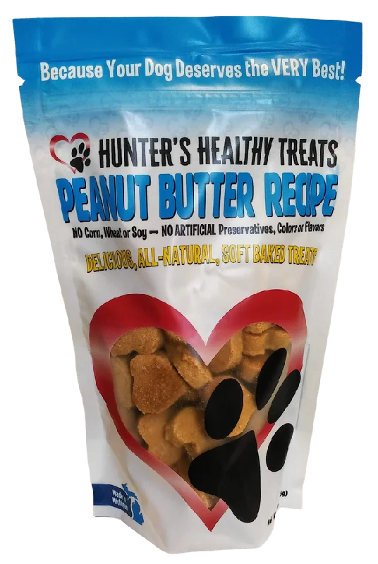 Hunter's Healthy Treats Peanut Butter Heart Treats