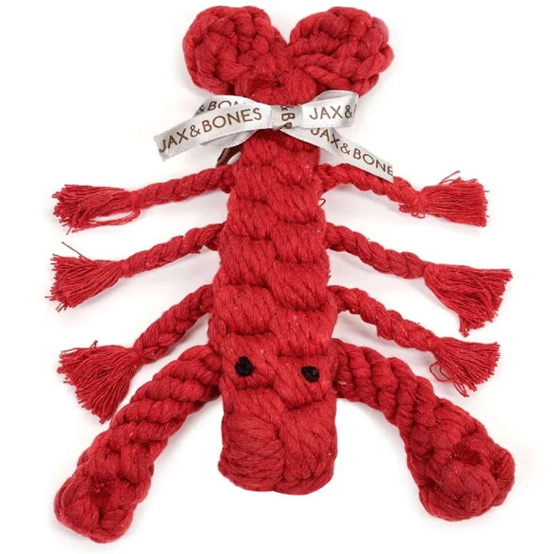 Jax & Bones Louie Lobster Rope Dog Toy