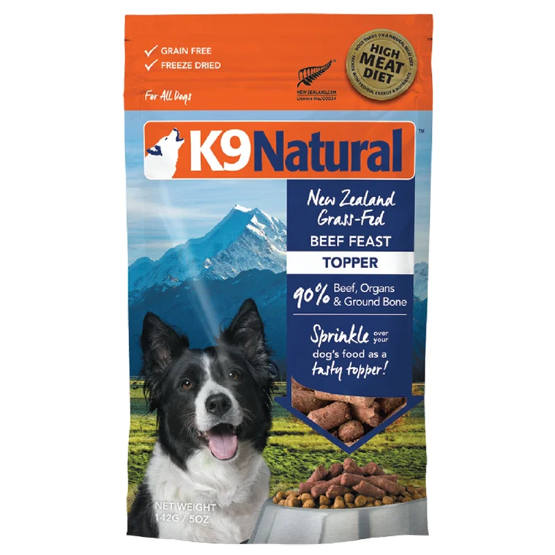 K9 Natural Freeze-Dried Raw Topper Beef Dog Food