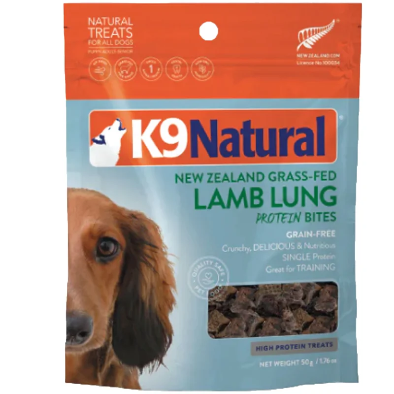 K9 Natural Protein Bites Dog Lamb Lung 1.76 oz