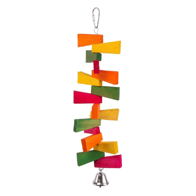 Kazoo Bird Toy with Zig Zag Chips and Bell Medium