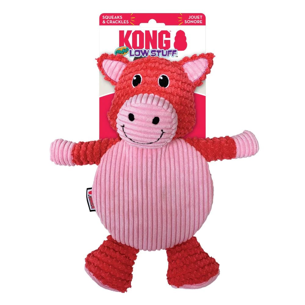 KONG Low Stuff Crackle Tummiez Pig