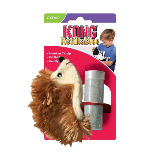 Kong Refillable Catnip - Hedgehog