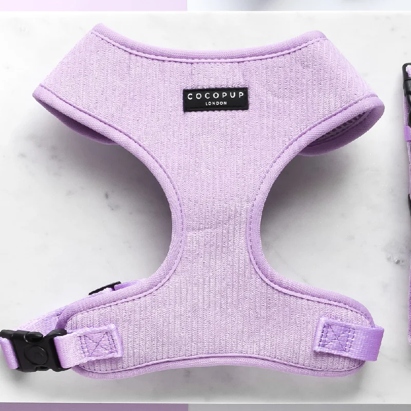 Lilac Cord Adjustable Neck Harness