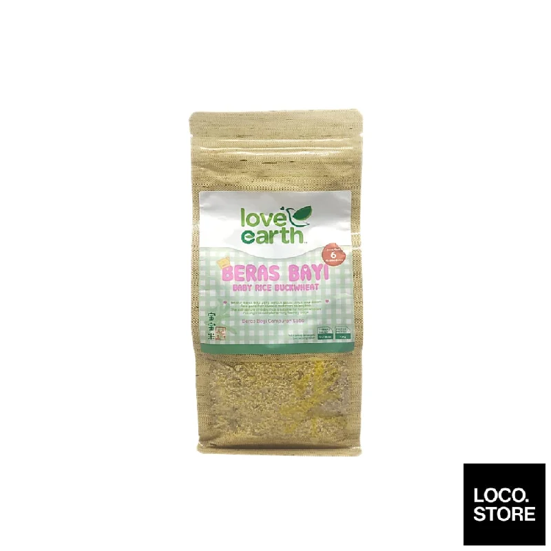 Love Earth Natural Baby Rice Buckwheat 1kg