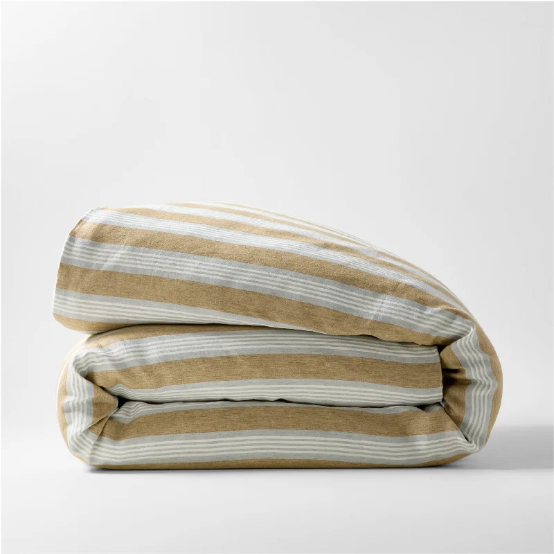 Maora Stripe Linen Duvet Cover