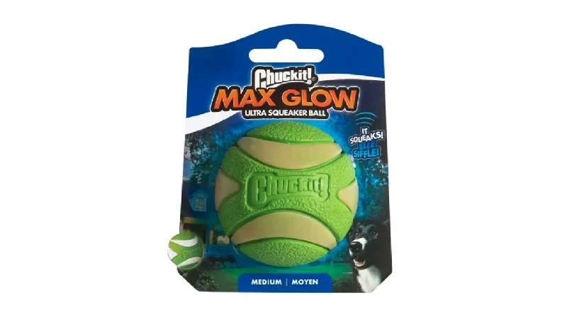 MAX GLOWULTRA SQUEAKER MEDIUM BALL