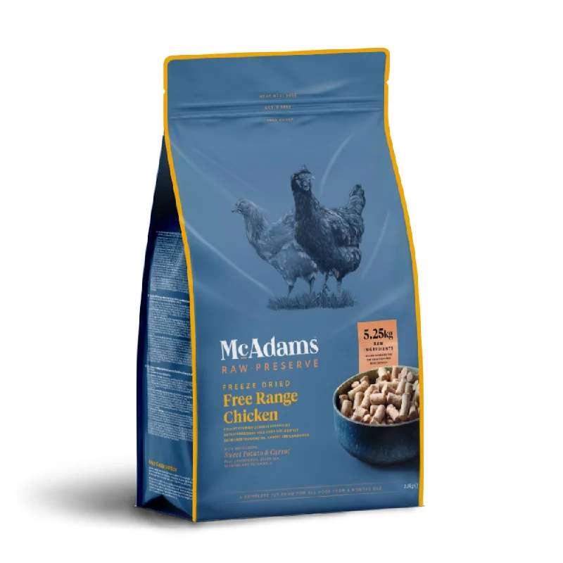 MCADAMS Freeze Dried Free Range Chicken for Dogs